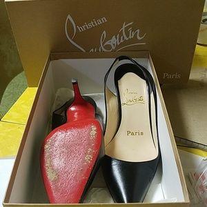 Christian Louboutin sexsling  slingbacks